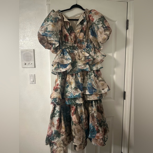Floral Ruffle Dress - Picture 6 of 7